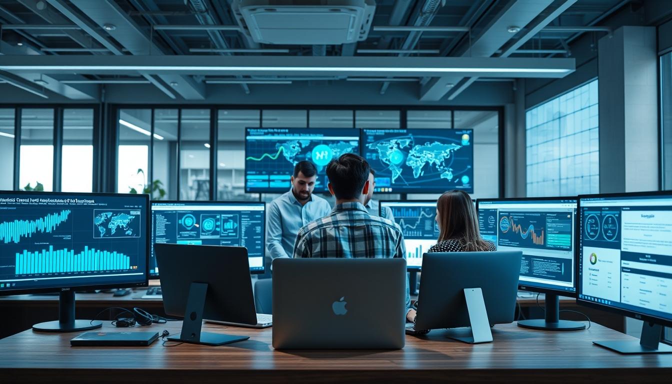 Enterprise software dashboards and business process automation